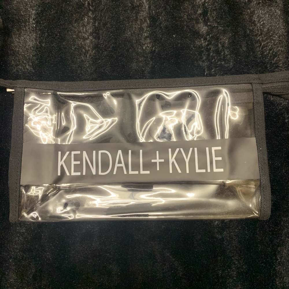 Kendall + Kylie Clear Cosmetic Bag